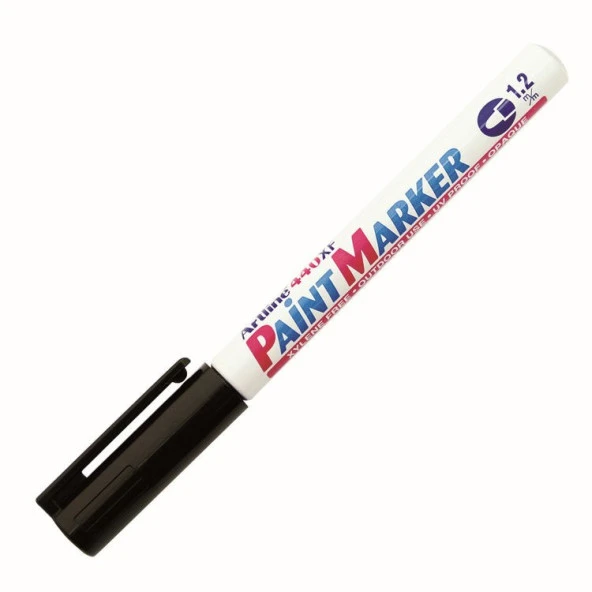 Artline 440XF Paint Marker Çok Amaçlı Boyama Markörü 1,2 mm Siyah ürün görseli 1