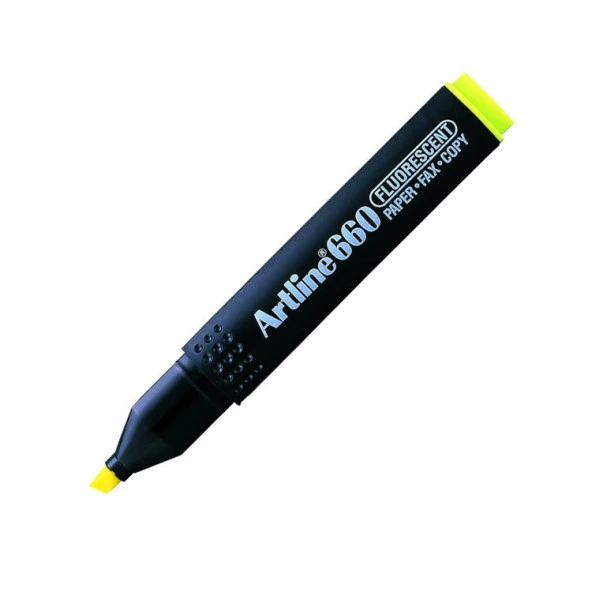 Artline 660 Fosforlu Kalem Floresan Sarı ürün görseli 1