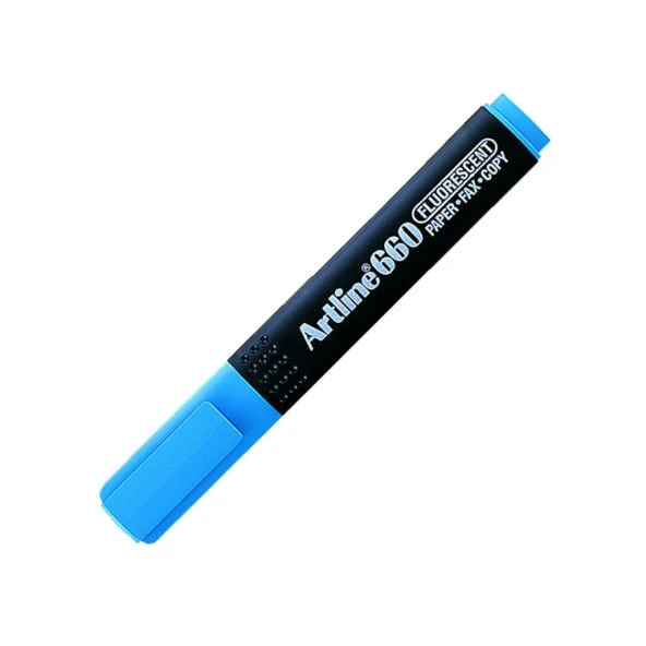 Artline 660 Fosforlu Kalem Floresan Mavi ürün görseli 1