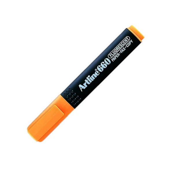 Artline 660 Fosforlu Kalem Floresan Turuncu ürün görseli 1