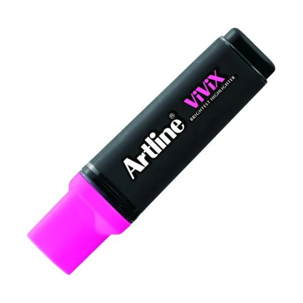 Artline Vivix Parlak Mürekkepli Fosforlu Kalem 2-5 mm FOSFORLU PEMBE ürün görseli 1