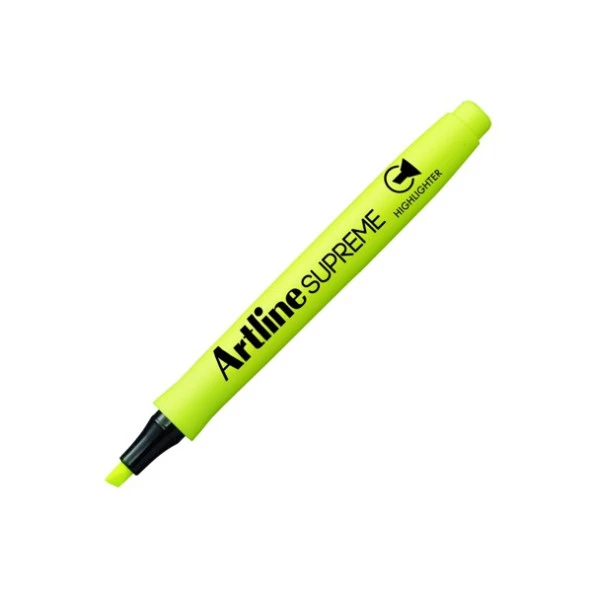 Artline Supreme Highlighter Fosforlu İşaretleme Kalemi SARI ürün görseli 1