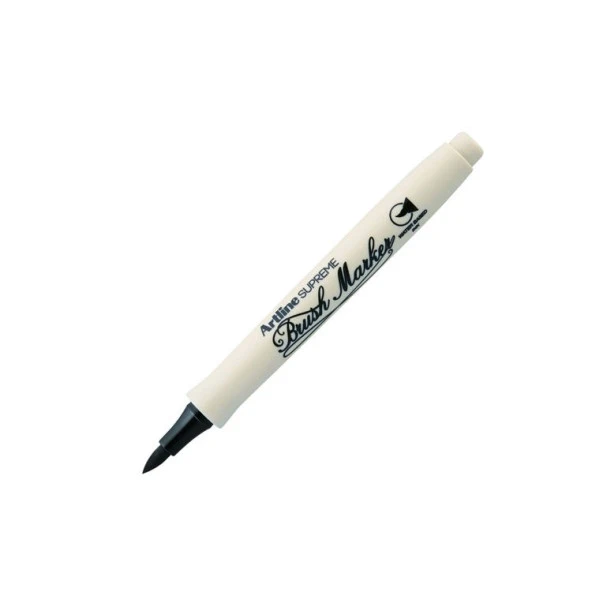 Artline Supreme Brush Marker Esnek Fırça Uçlu Kalem Siyah ürün görseli 1