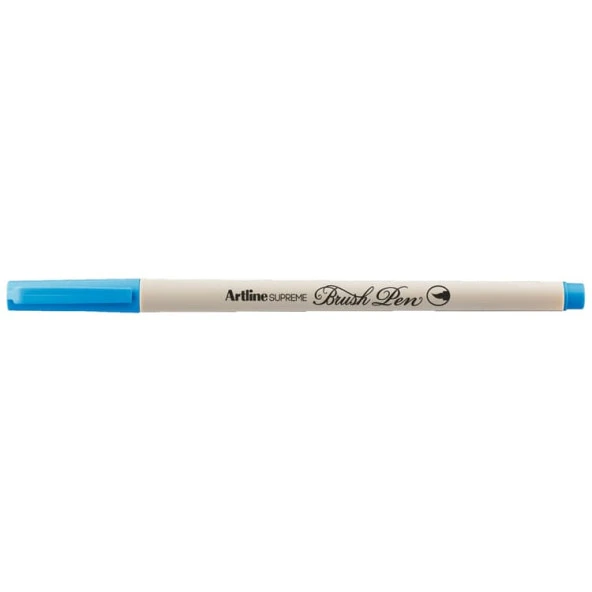 Artline Supreme Brush Uçlu Kalem Fosforlu Mavi ürün görseli 1