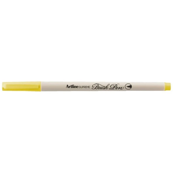 Artline Supreme Brush Uçlu Kalem Fosforlu Sarı ürün görseli 1