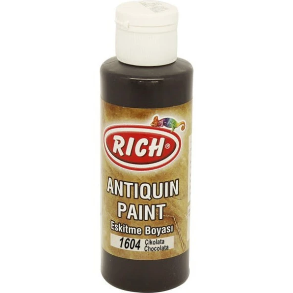 Rich Antiquing Paint Eskitme Ahşap Boyası 120 cc. 1604 Çikolata ürün görseli 1