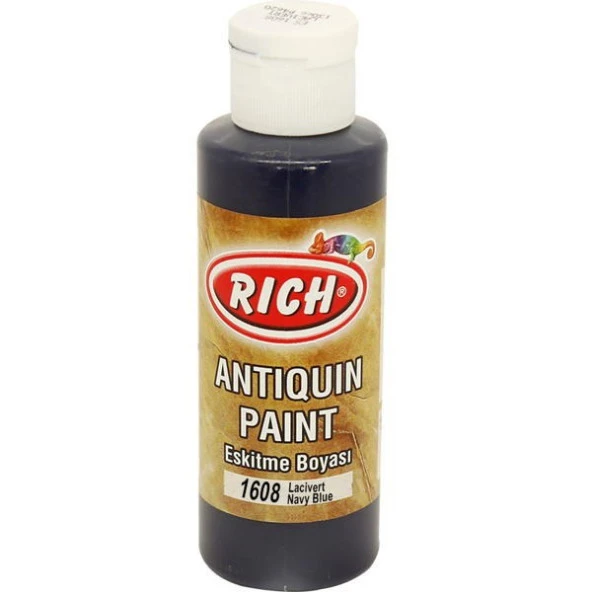 Rich Antiquing Paint Eskitme Ahşap Boyası 120 cc. 1608 Lacivert ürün görseli 1
