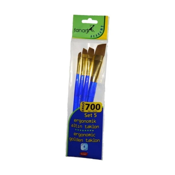 Fanart Academy ERGO 700 Seri Fırça Seti 5 (4lü) ürün görseli 1