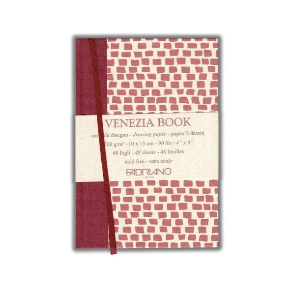 Fabriano Venezia Book Çizim ve Boyama Defteri 200 gr. 10x15 cm. 48 yp. ürün görseli 1