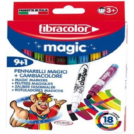 Fibracolor Magic Renk Değiştiren Keçeli Kalem 9+1 Renk ürün görseli 1