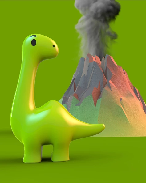 Metalmorphose Dino Anahtarlık - Resim 7