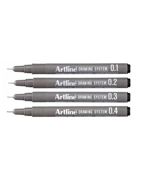 Artline Teknik Çizim Kalemi 4lü Set 1 ürün görseli 1