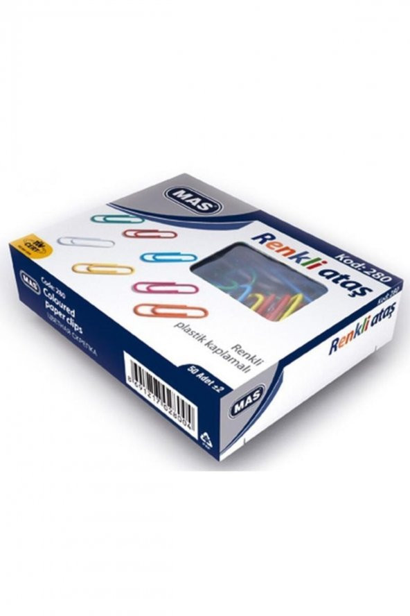 Mas 280 28 Mm Pvc Kaplı Renkli Ataş3adet ürün görseli 1