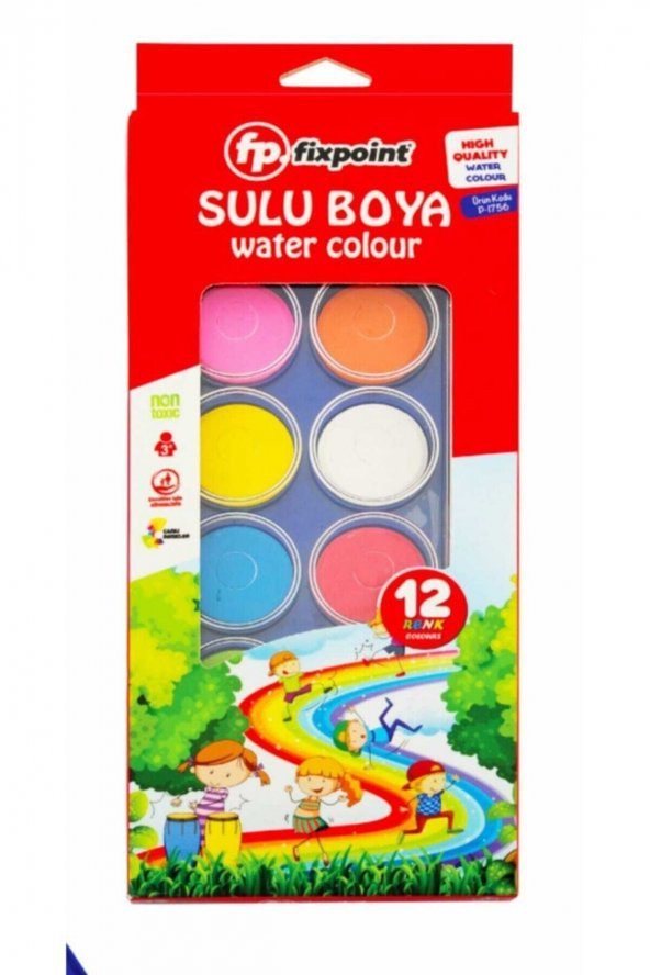 FixPoint 12 Renk Sulu Boya ürün görseli 1