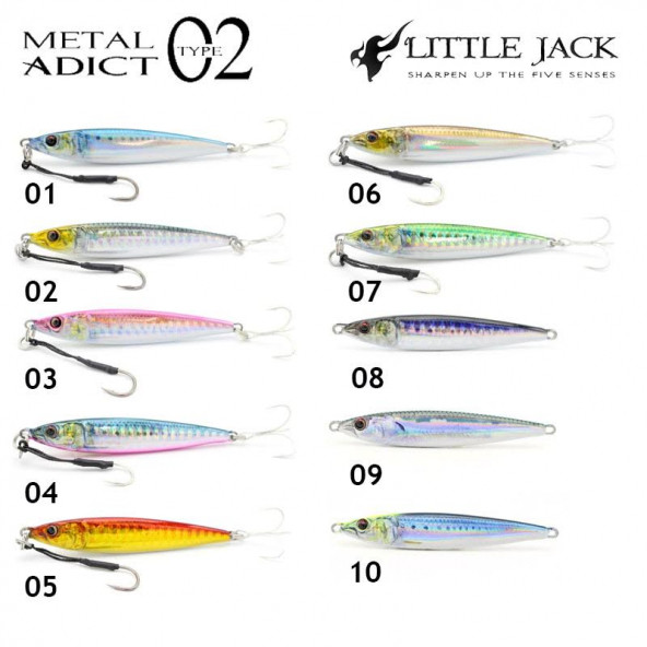 Little Jack Metal Adict 02 78 mm 40 gr Jig Yem ürün görseli 1