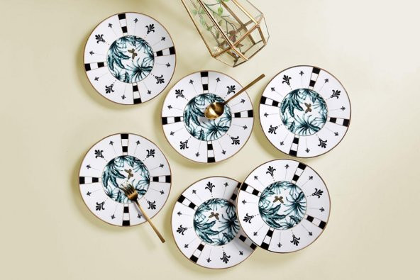 Porland Palms Düz Tabak 21 cm 04ALM005176 ürün görseli 1