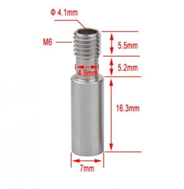 Ender 3 Barrel 4.1 Delik Barrel(27mm) ürün görseli 1