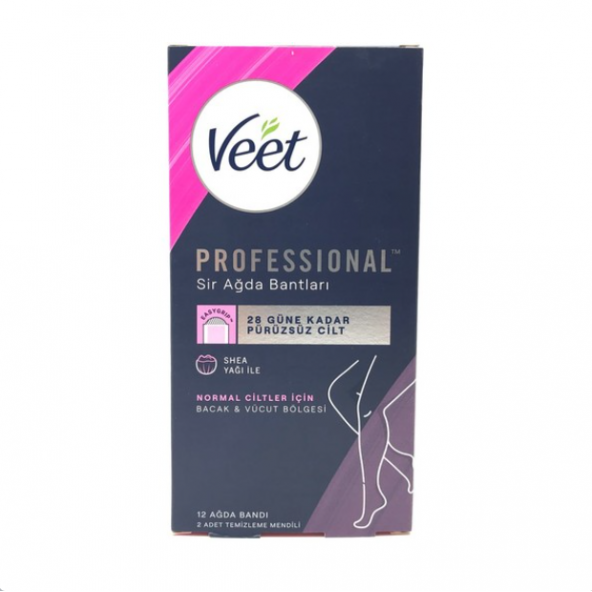 Veet Professional Ağda Bandı Normal 12li ürün görseli 1