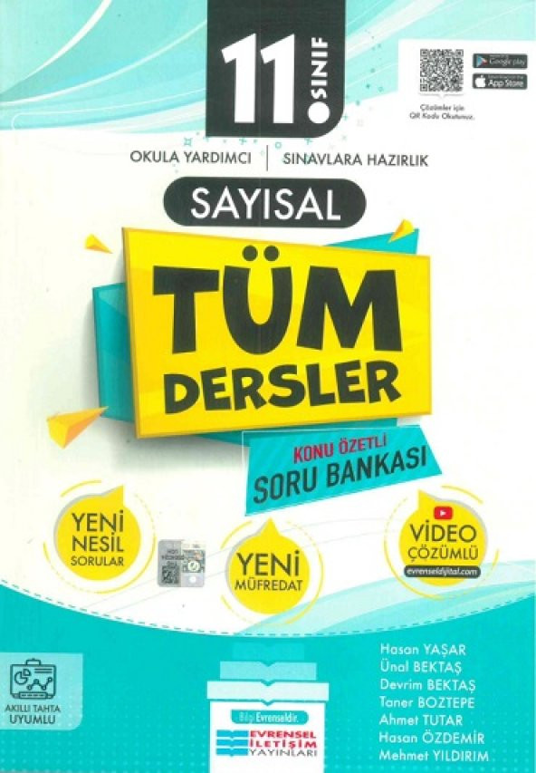 Evrensel İletişim 11. Sınıf Sayısal Tüm Dersler Konu Özetli Soru Bankası 2023 ürün görseli 1