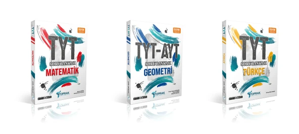 Toprak 2024 Tyt Matematik Geometri Türkçe Soru Bankası Seti 3 Kitap ürün görseli 1
