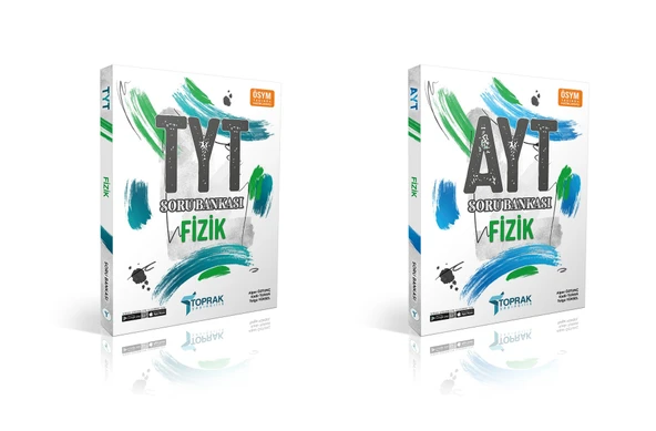 Toprak 2024 Tyt Ayt Fizik Soru Bankası Seti 2 Kitap ürün görseli 1