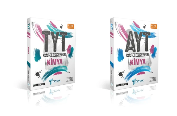 Toprak 2024 Tyt Ayt Kimya Soru Bankası Seti 2 Kitap ürün görseli 1