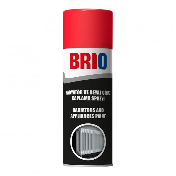 Brio Radyatör Ve Beyaz Cihaz, Beyaz Eşya Kaplama Spreyi 400 Ml İnci Beyazı ürün görseli 1