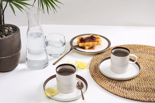Porland Chopin Bakır Çay Fincanı Takımı 4 Parça 04ALM007891 ürün görseli 1