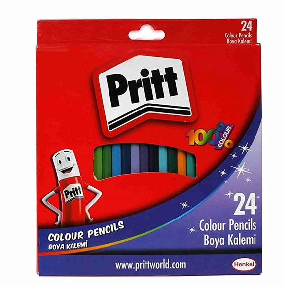 Pritt Boya Kalemi 24 Renk Karton Kutu ürün görseli 1