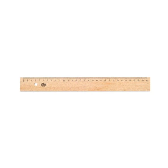 Hatas Tahta Cetvel 30 cm ürün görseli 1