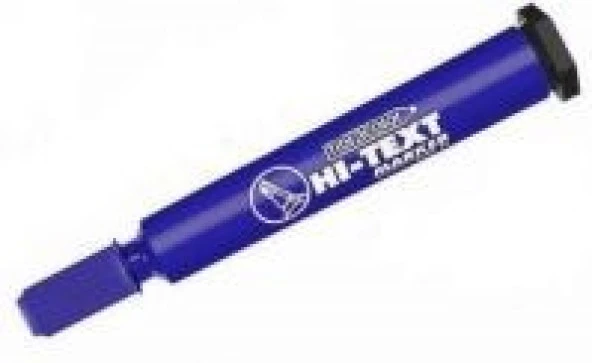 Hi-Text 830PC Kesik Uçlu Permanent Kalem 6 mm Mavi ürün görseli 1