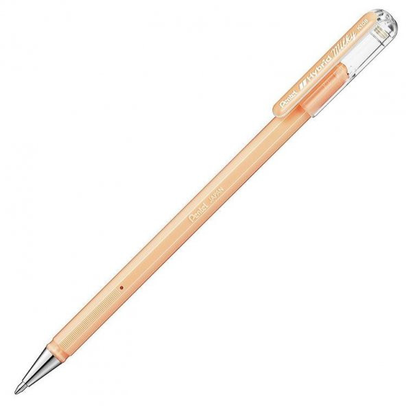 Pentel Hybrid Milky Pastel Jel Roller Kalem 0.8mm TURUNCU ürün görseli 1