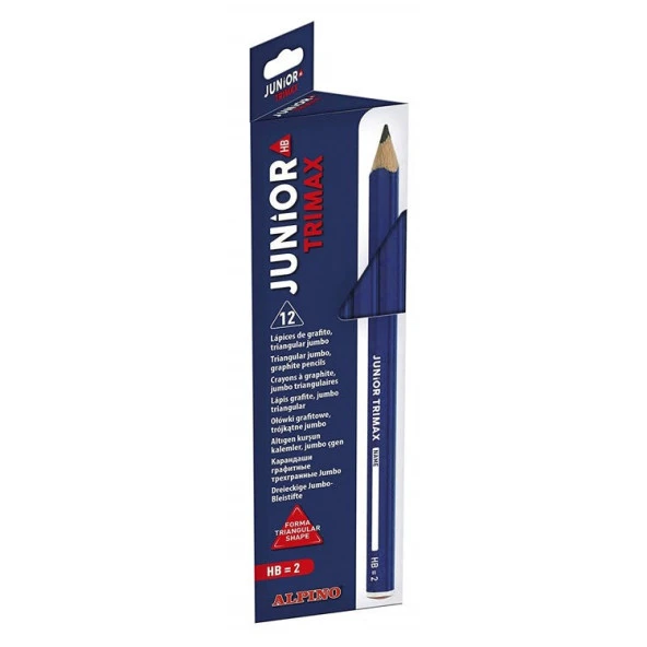 Alpino Trimax Kurşun Kalem (Jumbo Alıştırma Kalemi) 12 Adet ürün görseli 1