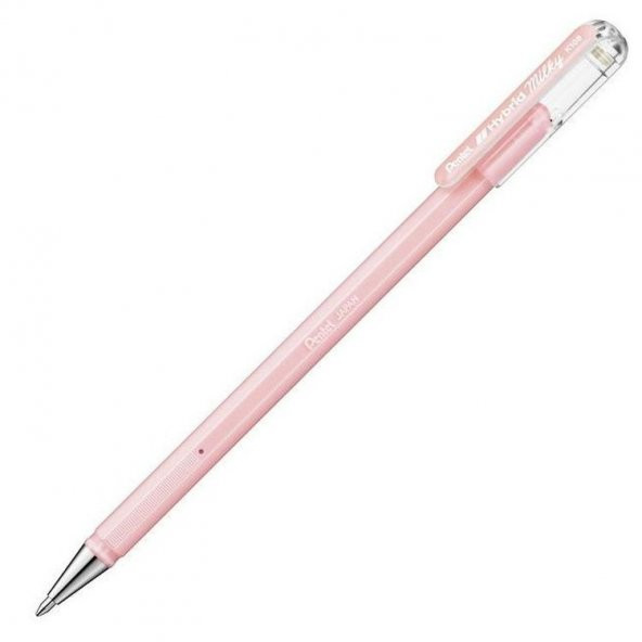 Pentel Hybrid Milky Pastel Jel Roller Kalem 0.8mm PEMBE ürün görseli 1