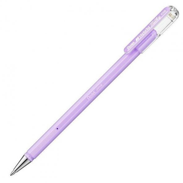 Pentel Hybrid Milky Pastel Jel Roller Kalem 0.8mm MOR ürün görseli 1