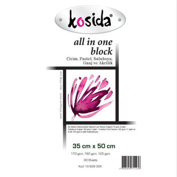 Ponart Kosida All in One Resim Defteri 35x50 cm. ürün görseli 1