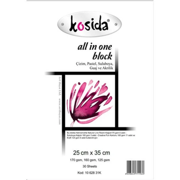 Ponart Kosida All in One Resim Defteri 25x35 cm. ürün görseli 1