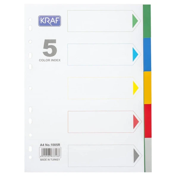 Kraf Separatör 5 Renk ürün görseli 1