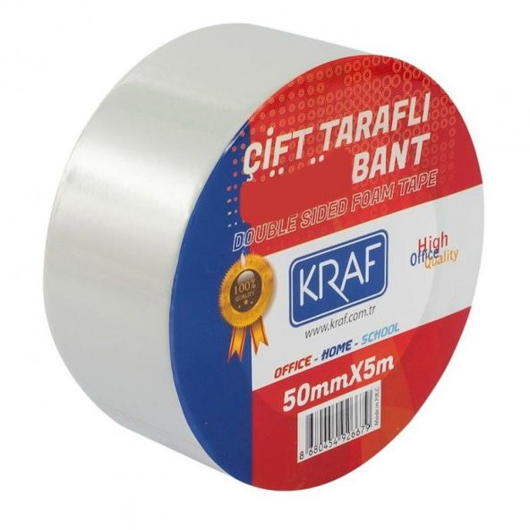 Kraf Çift Taraflı Bant 50 mm x 25 mt ürün görseli 1