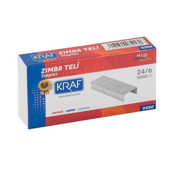 Kraf Zımba Teli 24/6 1000li 235G ürün görseli 1