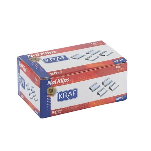 Kraf Nal Klips Yedeği 50li ürün görseli 1