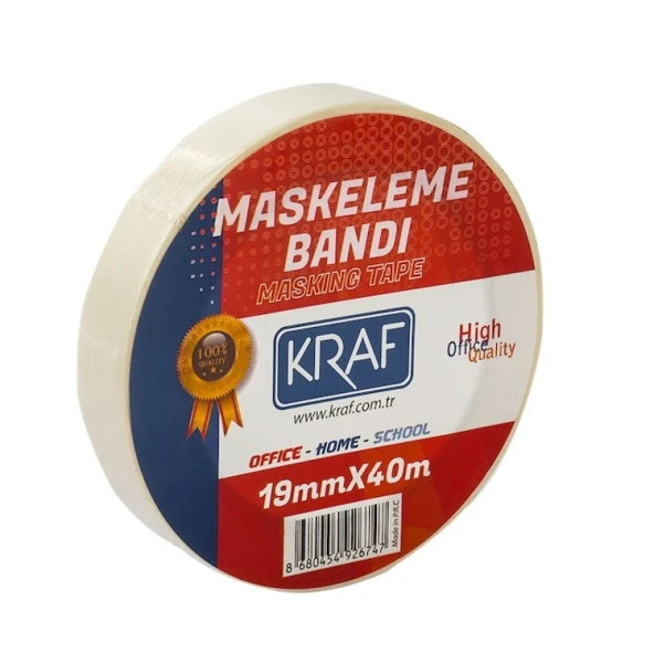 Kraf Maskeleme Bandı 19 mm x 40 mt. ürün görseli 1