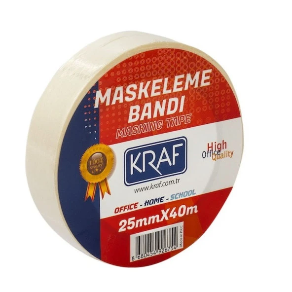 Kraf Maskeleme Bandı 25 mm x 40 mt. ürün görseli 1