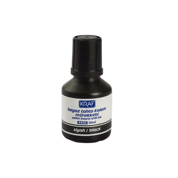 Kraf Beyaz Tahta Kalemi Mürekkebi 30 ml SİYAH ürün görseli 1