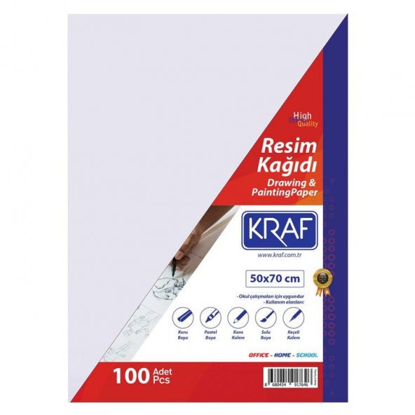 Kraf Resim Kağıdı 50x70 cm 100lü Paket ürün görseli 1