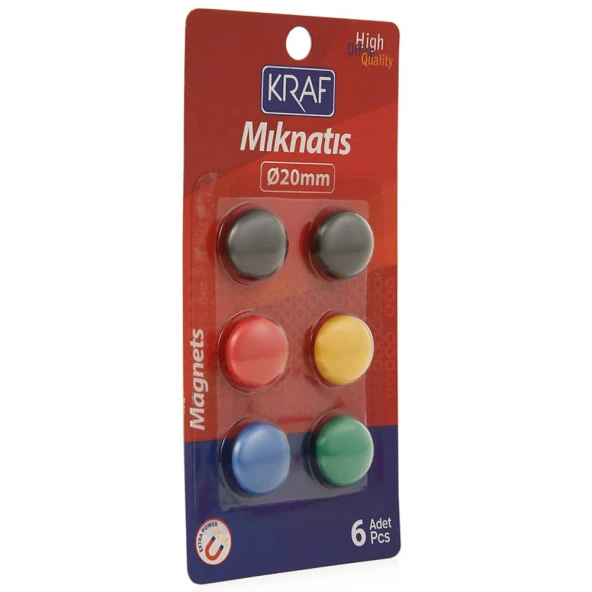 Kraf Mıknatıs 2 cm 6lı Blister ürün görseli 1