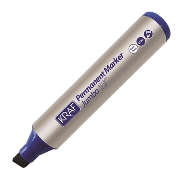 Kraf Jumbo Permanent Marker 10 mm MAVİ ürün görseli 1