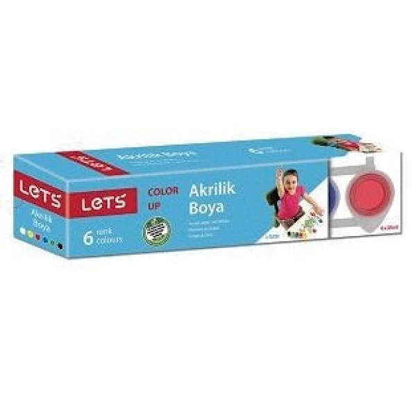 Lets Akrilik Boya 6 Renk x 25 ml. ürün görseli 1