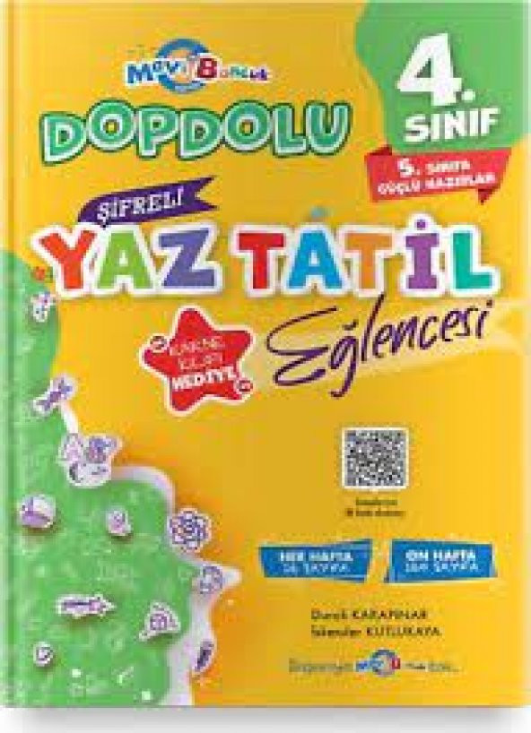 Mavi Boncuk 4. Sınıf Şifreli Yaz Tatil Eğlencesi 2023 ürün görseli 1