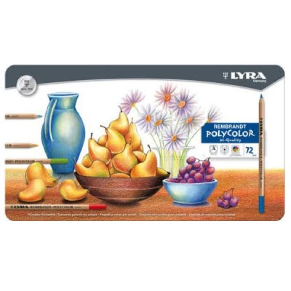 Lyra Rembrandt Polycolor Kuru Boya 72 Renk ürün görseli 1